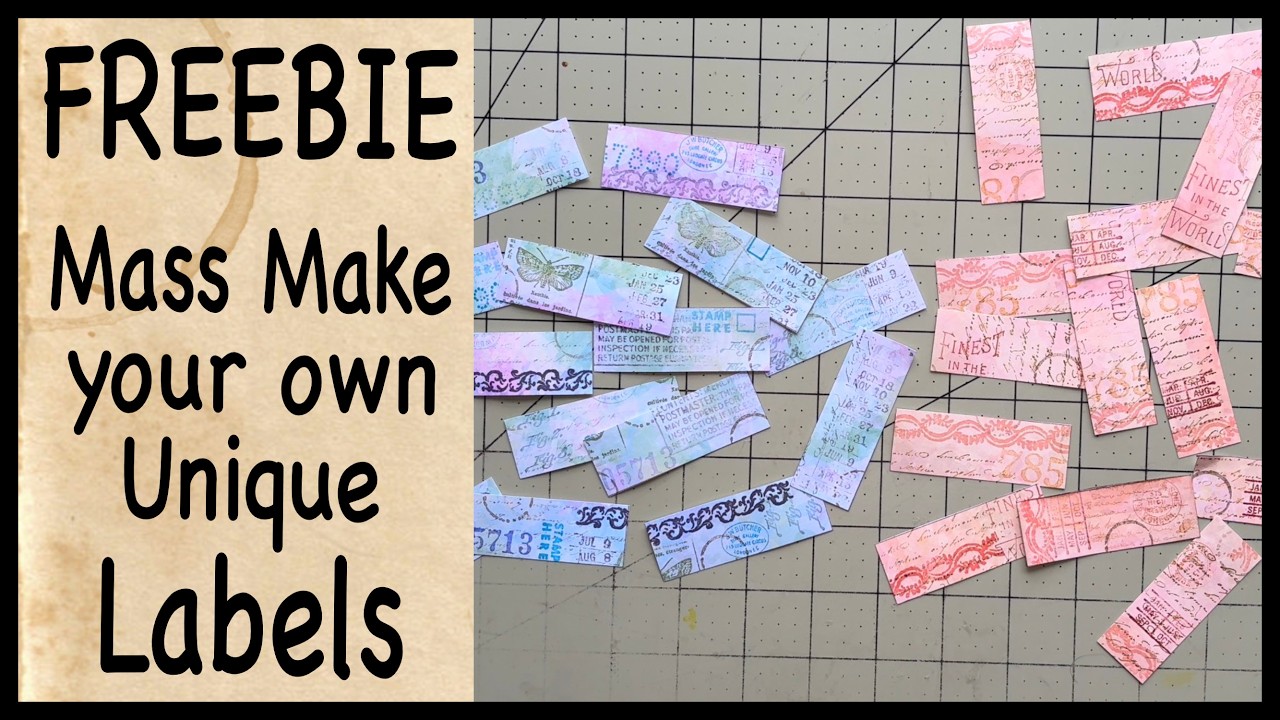 FREEBIE ALERT: Mass Make Labels - Just add your own Stamps and Cut-Out ...