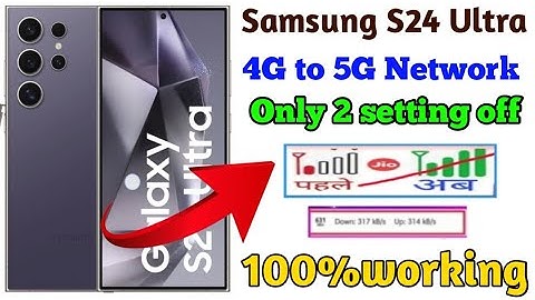 Samsung galaxy S24 ultra Network problem solve || How to solve network problem in Samsung ultra s24