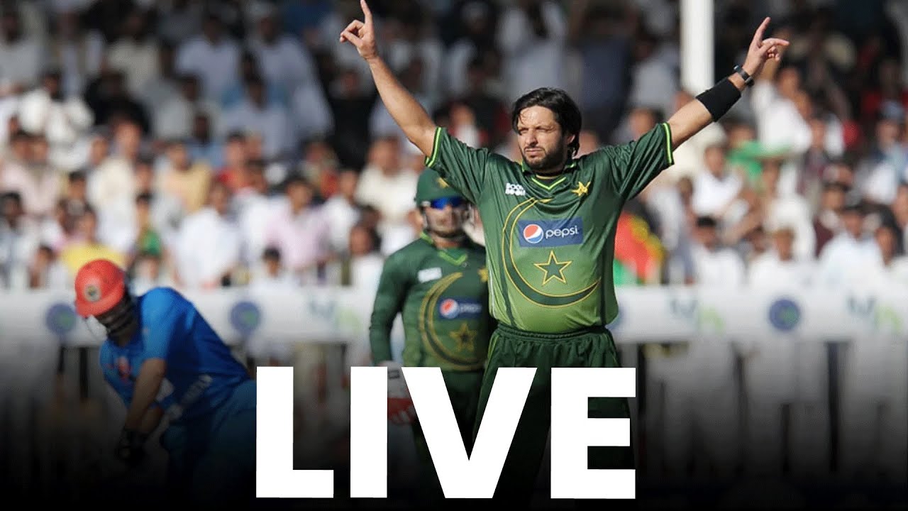 LIVE - Relive all the Action from the First-Ever Pakistan vs Afghanistan ODI Sharjah, 2012