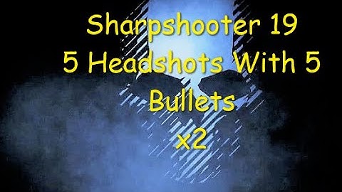 Ghost Recon Breakpoint : Sharpshooter Rank 19 : 5 Headshots With 5 Bullets x2