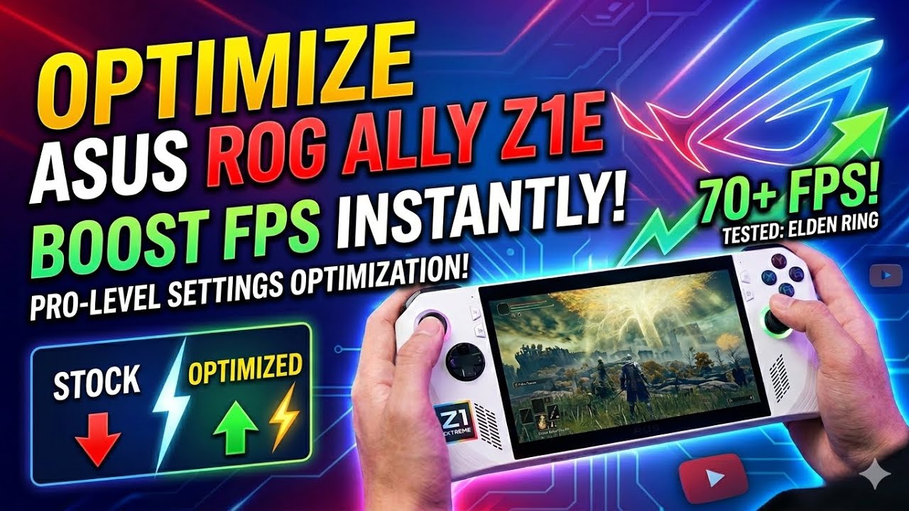 Ultimate Optimization Guide for ROG Ally Z1 Extreme 2026 - YouTube