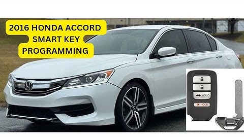 2016 HONDA ACCORD SMART KEY PROGRAMMING (Xhorse Universal keys)