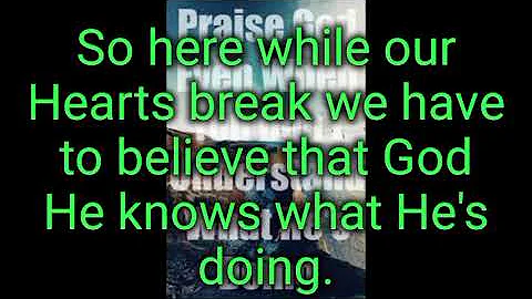 He Knows What He's Doing lyrics.-Jason Crabb