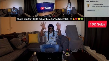 Thank You for 10,000 Subscribers On YouTube | New achievement 2025 🎥🎙🎧❤💛💚