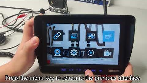 DoHonest S19 Wireless Backup Camera Operation Video for RV,Trailer,Truck,5th Wheel