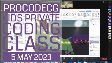 ProCodeCG Kids Private Coding Class - Flurin & Corsin - 5 May 2023