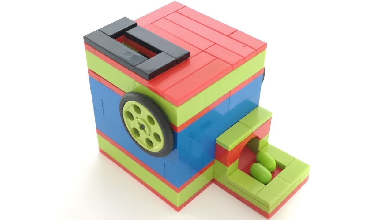How to make a easy mini lego tic tac candy machine tutorial - YouTube