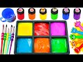 Oddly Satisfying Video | How to Make Rainbow Slime by Mixing all SPRUNKI Candy & Cutting Paint ASMR