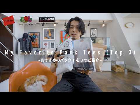 FLUUM新作Ｔパック 3枚セット　Ｌサイズ　サルート好きの方如何ですか Pack T】Here are three of my favorite and most recommended pack t