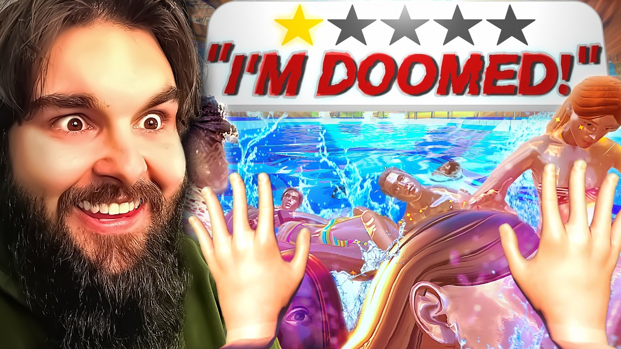 Я построил СМЕРТЕЛЬНУЮ ЛОВУШКУ ДЛЯ ГОСТЕЙ в Waterpark Simulator.