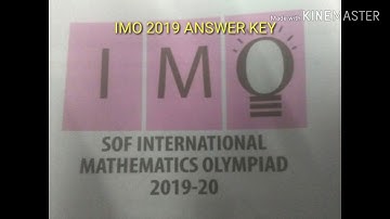 Sof IMO answer key 2019 for all the classes and mainly class 10 set A