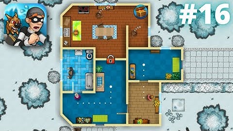 Robbery Bob - Chapter 5 :Winter- Gameplay Walkthrough, Part 16 ( iOS , Android ) - Levels 5 to 7