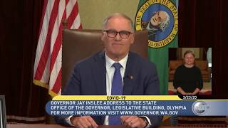 Governor Jay Inslees Address - Stay Home. Stay Healthy.