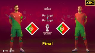 FIFA 23 | PORTUGAL vs. PORTUGAL | RONALDO vs. RONALDO | FIFA WORLD CUP FINAL | [4K]