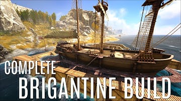FULL BRIGANTINE BUILD and Design - Official Atlas PVP (E6)