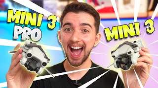 DJI MINI 3 ou MINI 3 PRO Qual o MELHOR MINI DRONE para VOCE
