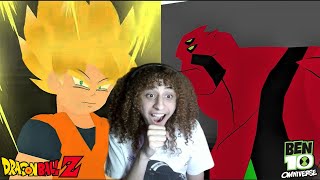 Son Goku Vs Ben 10 Omniverse - This Fight Breaks Reality - Stick Figure Fan Animation Reaction