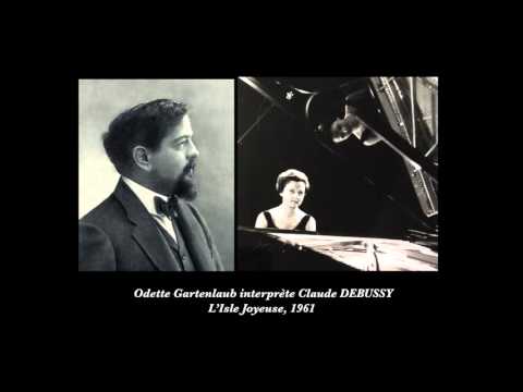 Odette Gartenlaub interprète DEBUSSY : L'Isle Joyeuse, 1961