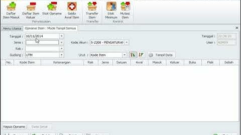 Stok Opname di program aplikasi kasir IPOS 4