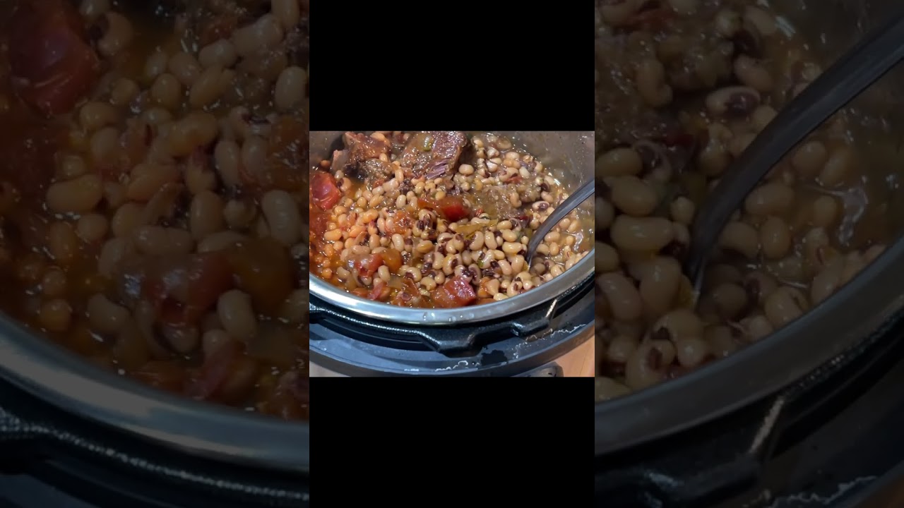 Instant Pot Beef Short Ribs and Black-Eyed Peas: Savory and Delicious