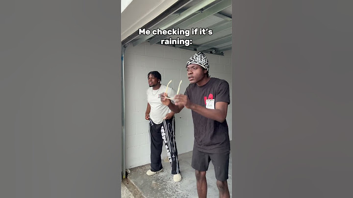 Checking the rain 😂@keviscap2589