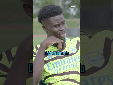 angel88 x ITUBOLA - Bukayo Saka reveals his boyhood hero 👶⚽️ #shorts