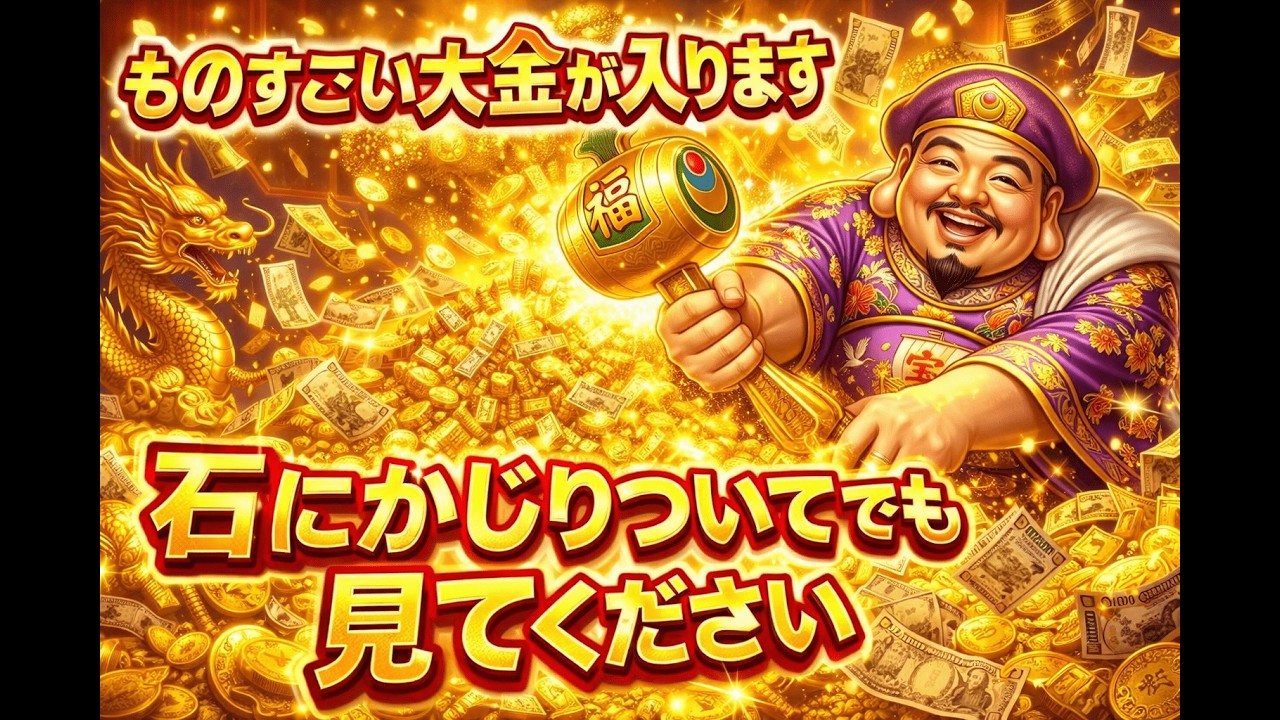 【今日必ず見てください!!】見た瞬間に速攻で効果が出る。何回も削除された本物の映像です【大黒天金運アップ】#金運 #宝くじ