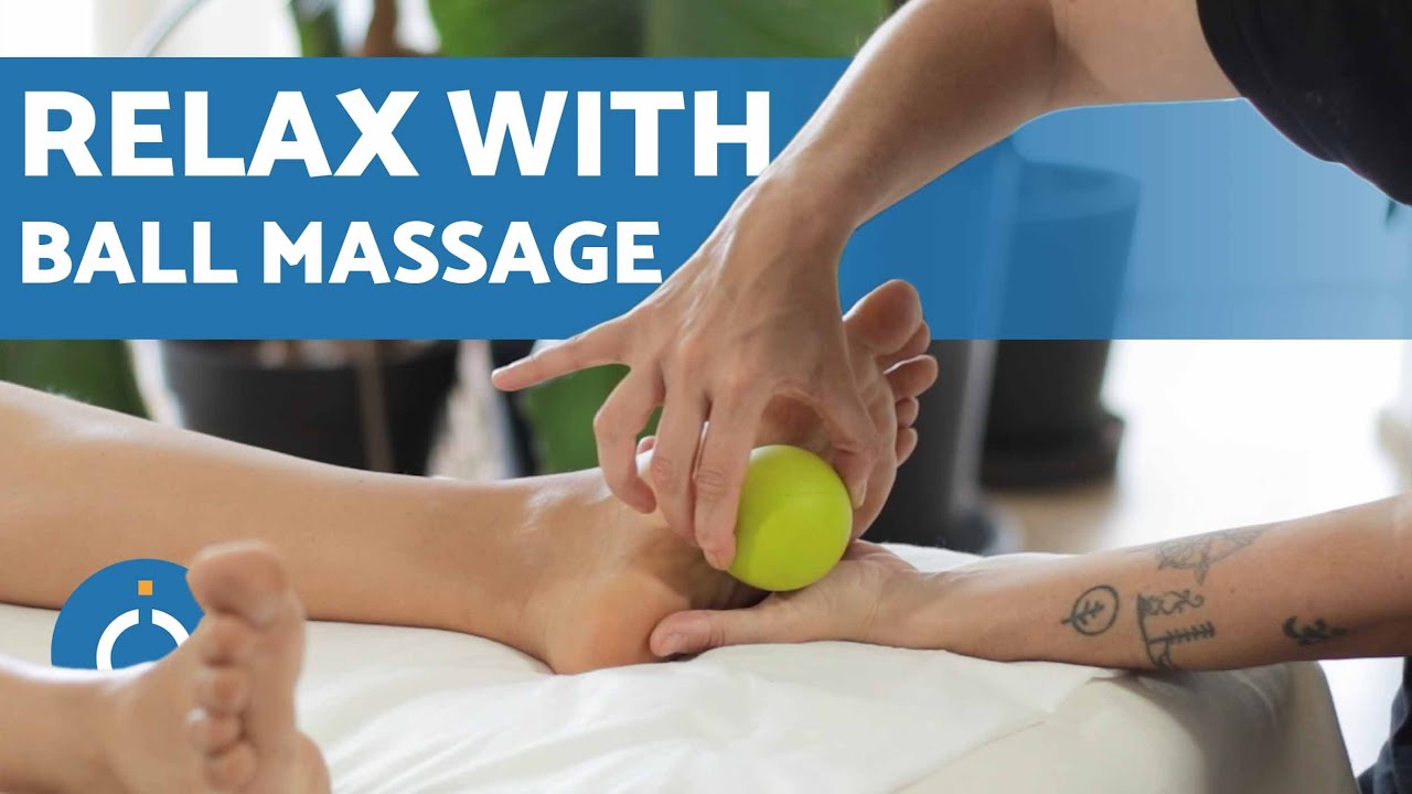 FOOT MASSAGE with Ball🟡 How to Use a Foot Massager YouTube