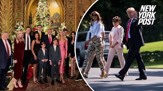 Why Melania Trump was absent from family Christmas card