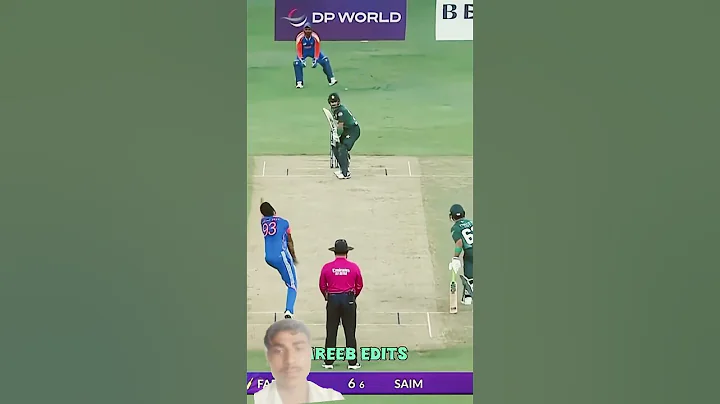 #cricket  #asiacup2025 sahibzada farhan vs bumrah 😈 #trendingshorts 🏏💘