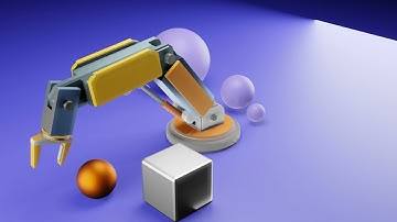 ROBOTIC ARM Animation | Blender | Animation