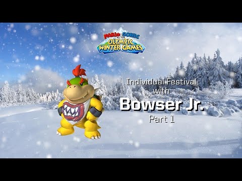 Mario & Sonic at the Olympic Winter Games Festival Mode Individual (Bowser Jr) Part 1