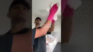 Rental Inspection Bedroom Clean 🧐 #cleaninghacks