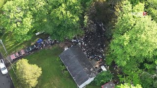 WATCH: Fire breaks out at North Branford 'hoarding situation' involving chemicals