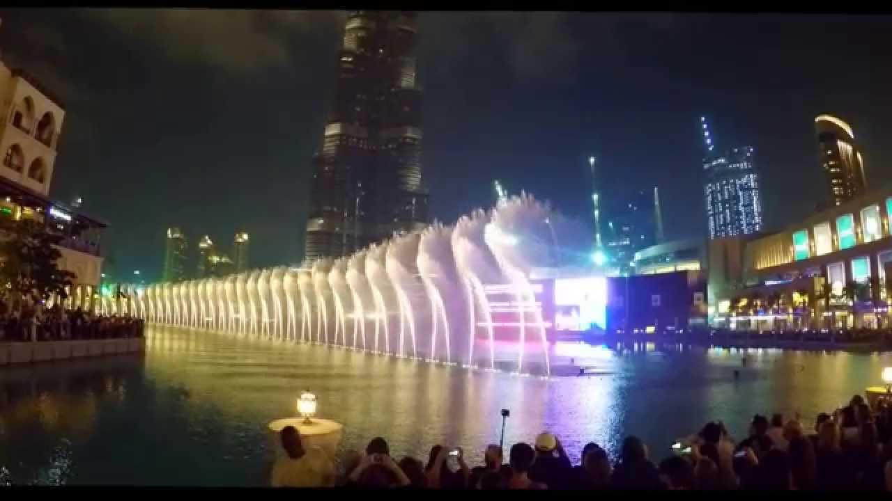 The Dubai Fountain I Will Always Love You (Whitney Houston) YouTube