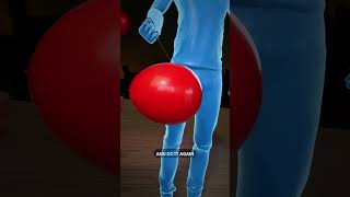 Watch what happens when a tight balloon tears #science  #physics  #experiment