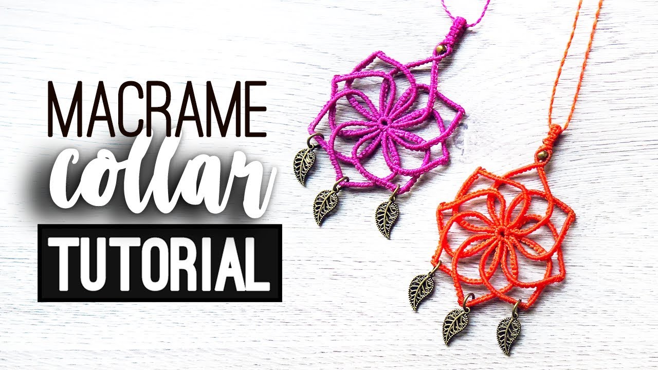 Collar Flor Delicada » 🌺 tutorial | collar de hilo | diy ○ Necklace #155 - YouTube