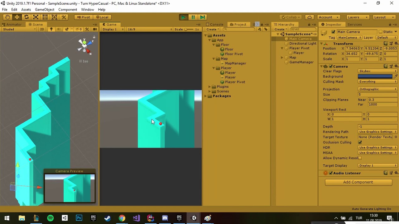 Making a mobile game in Unity -1- (time lapse) - YouTube