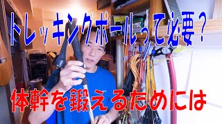 トレッキングポールは必要か？#トレッキングポール #ストック #体幹 #登山 #初心者 #折りたたみ式 #伸縮式 #安定感