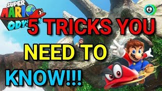 5 Tricks(ADVANCED MOVES) You Need To Know in Super Mario Odyssey!!! (Spoiler Free)