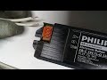 Como instalar fluorescente con balastro electrónico