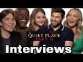 A QUIET PLACE PART II CAST INTERVIEWS! JOHN KRASINSKI, EMILY BLUNT, CILLIAN MURPHY, DJIMON HOUNSOU