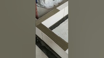 Unique tool for leveling cement mixture on bricks #shorts