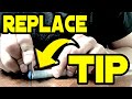 How To Change A Cue Tip (NO LATHE)