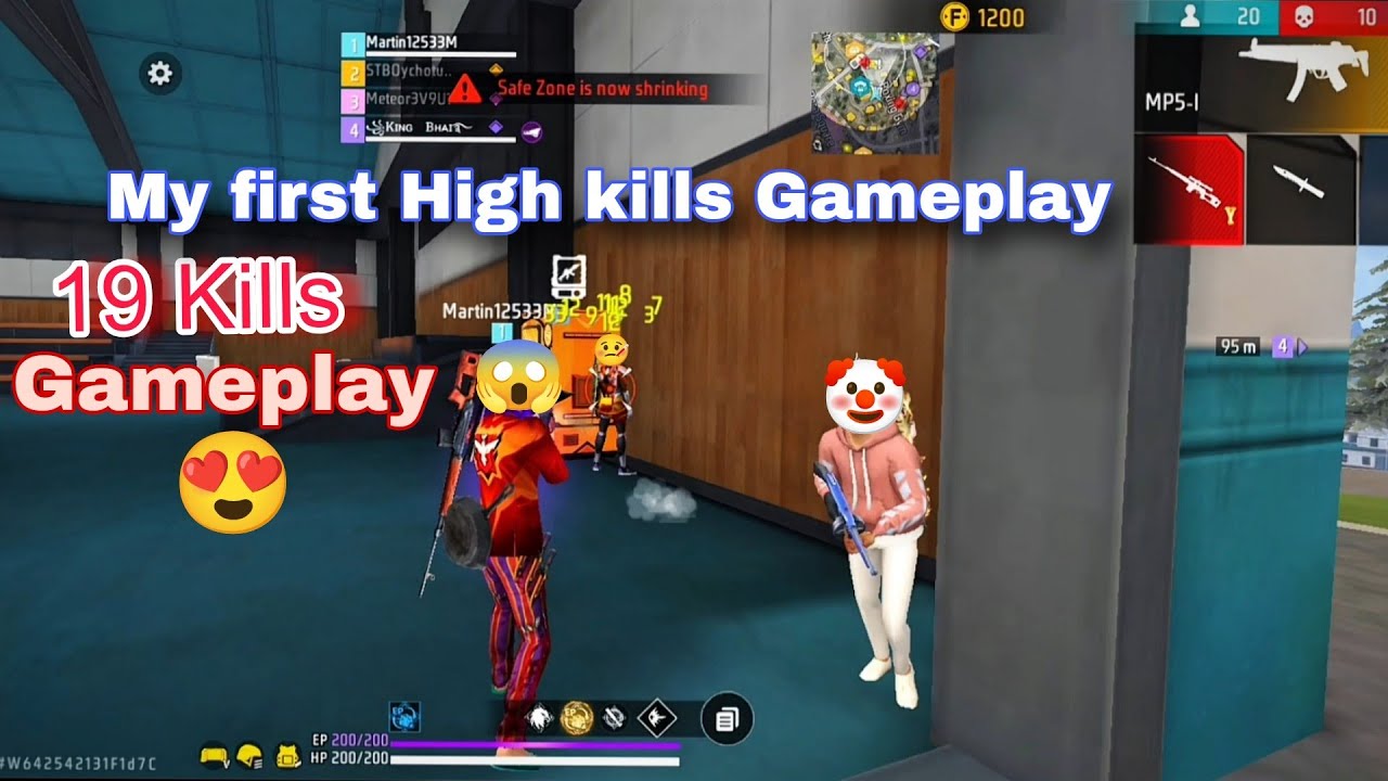 BR RANKED GAMEPLAY || 19 KILLS || 4VS4 #freefire #freefiremax # ...