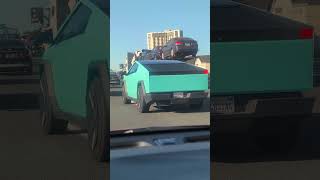 All hail the cybertruck lol. #cybertruck #tesla #elonmusk #ev #electric #truck #customwrap #car