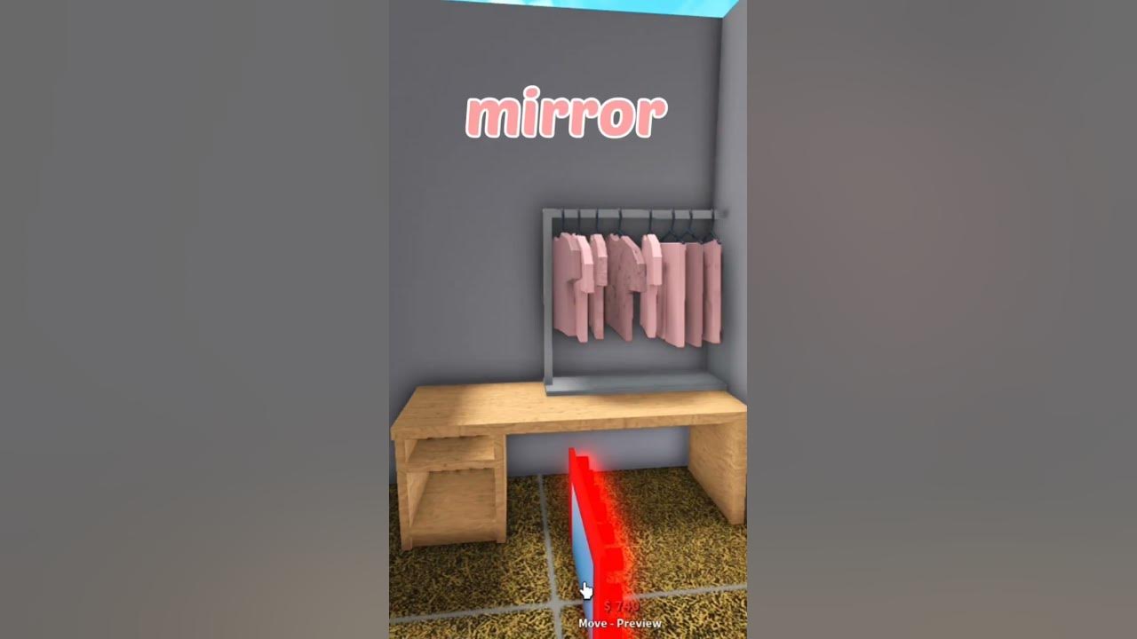 How to Make a Vanity Desk in Bloxburg! roblox bloxburg shorts YouTube