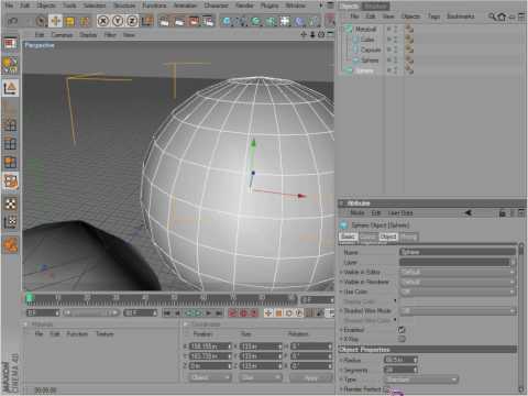 Cinema 4D Basics 17 - Metaball, Atom Array, Null Object