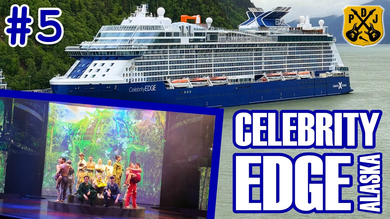 Celebrity Edge Pt.5 - The Rest Of The Story: Endicott Arm, Eden Cafe, Theater Show, Debark, Wrap-Up!