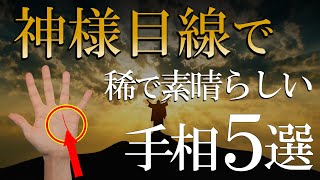 【神回】「神様目線」で素晴らしい珍しい手相5選！